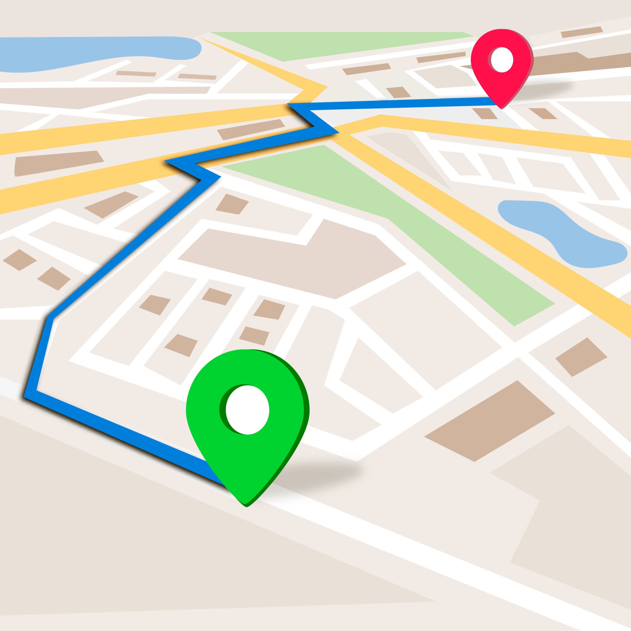 Google Maps 广告素材
