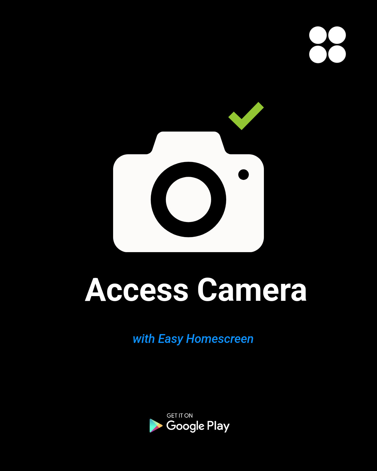 Easy Homescreen advertising creative