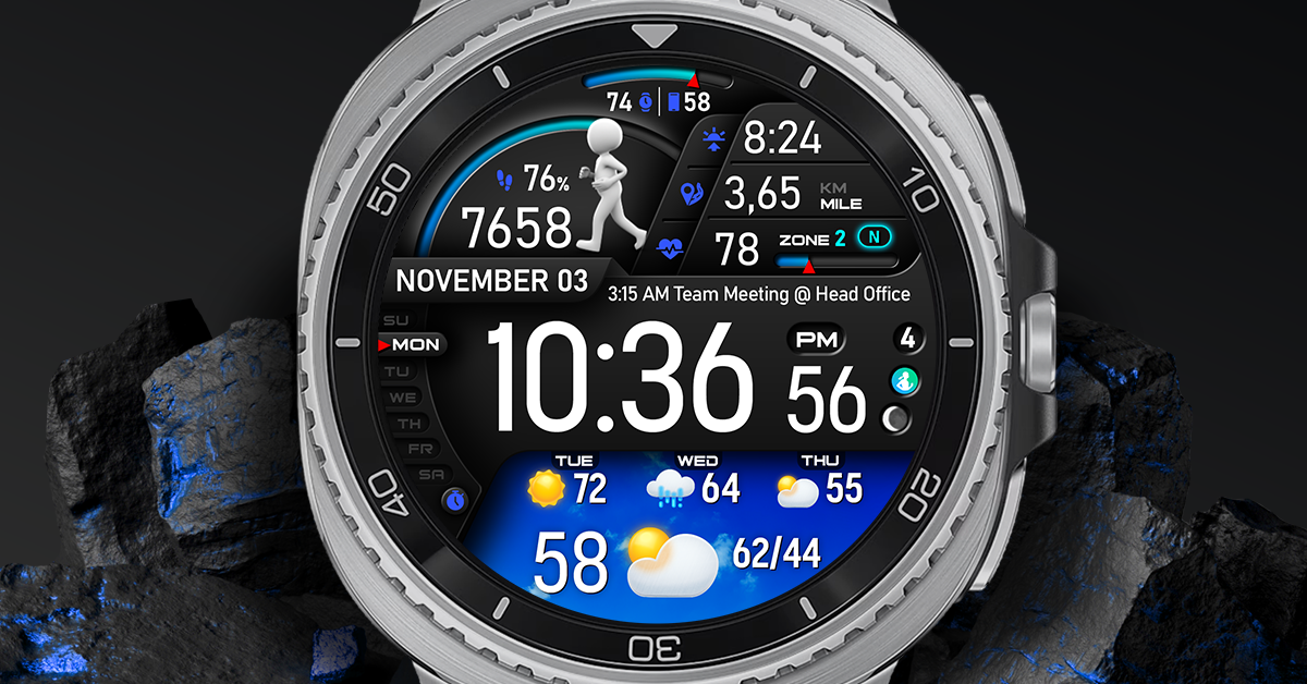 PER23 Digital Watch Face advertising creative
