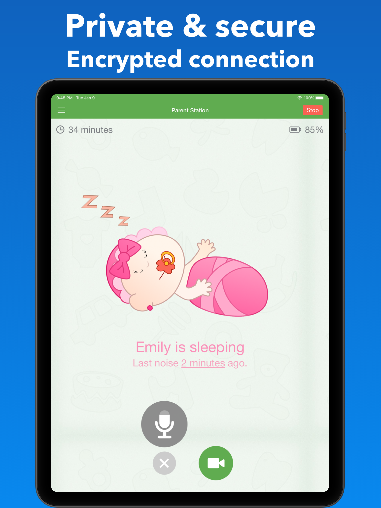 Baby Monitor 3G advertising creative 2