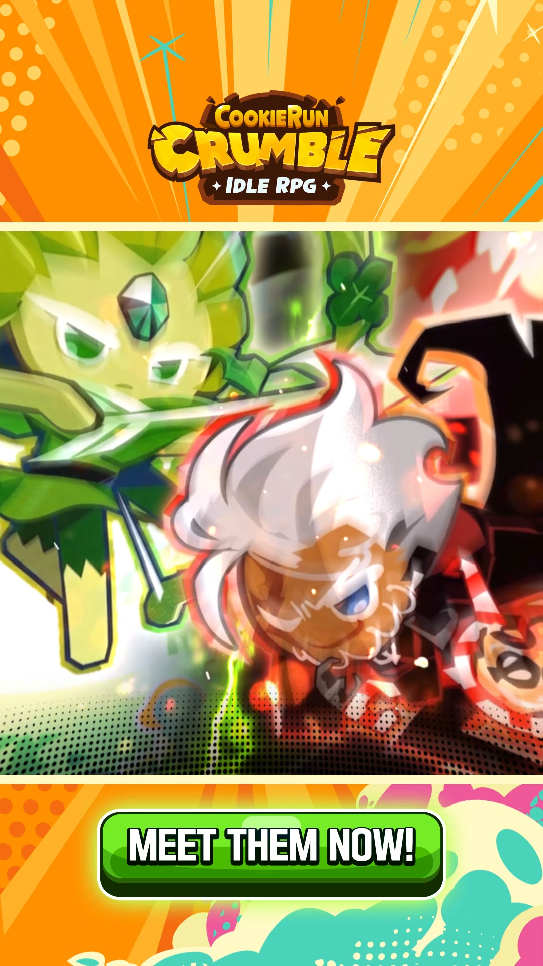 CookieRun: Crumble - Idle RPG 广告素材