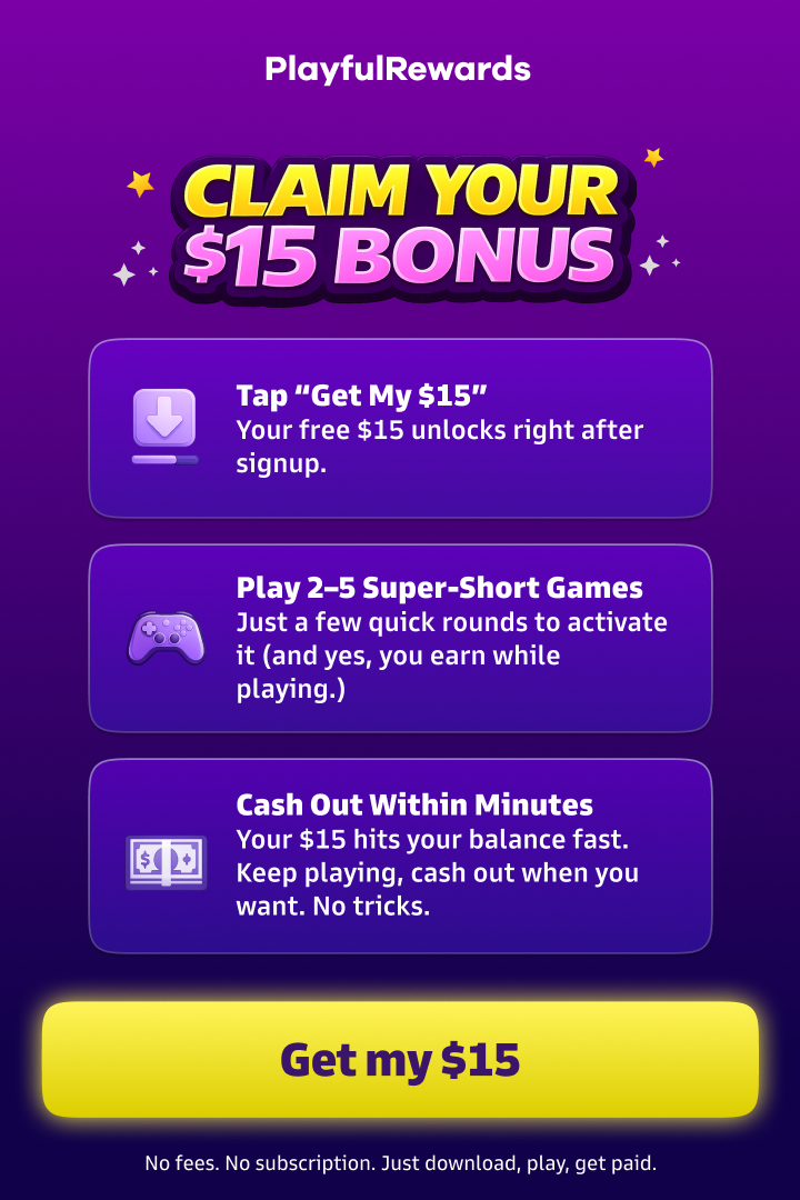 PLAYFUL REWARDS: Earn Rewards 广告素材