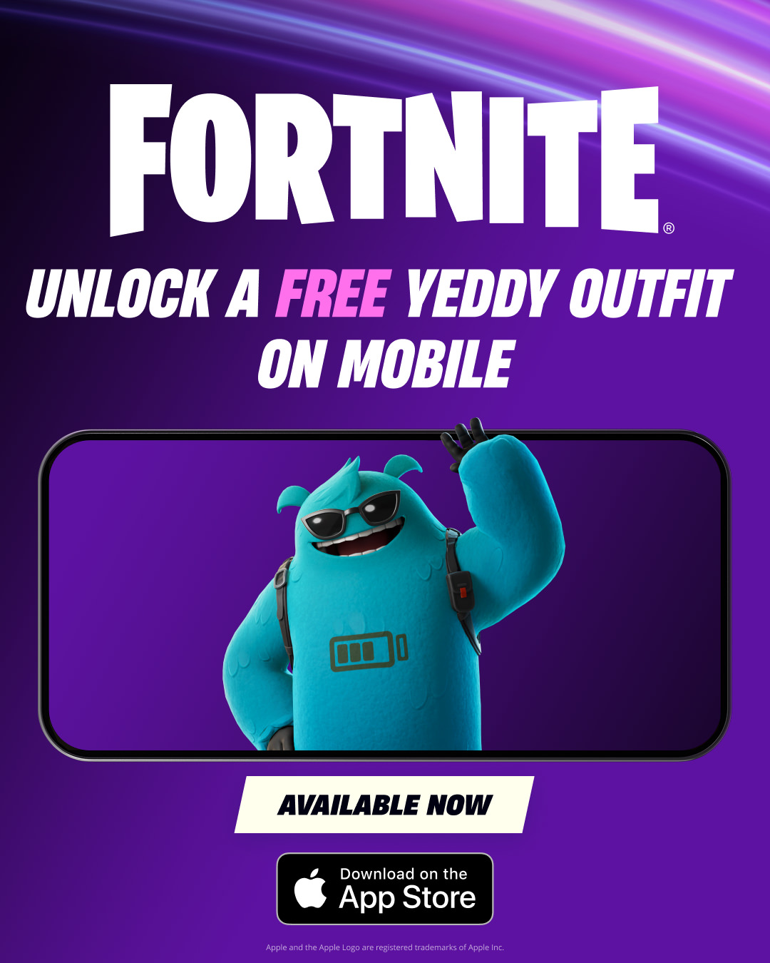 Fortnite advertising creative