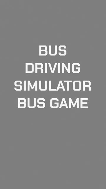 Real Bus Simulator : Bus Games 广告素材