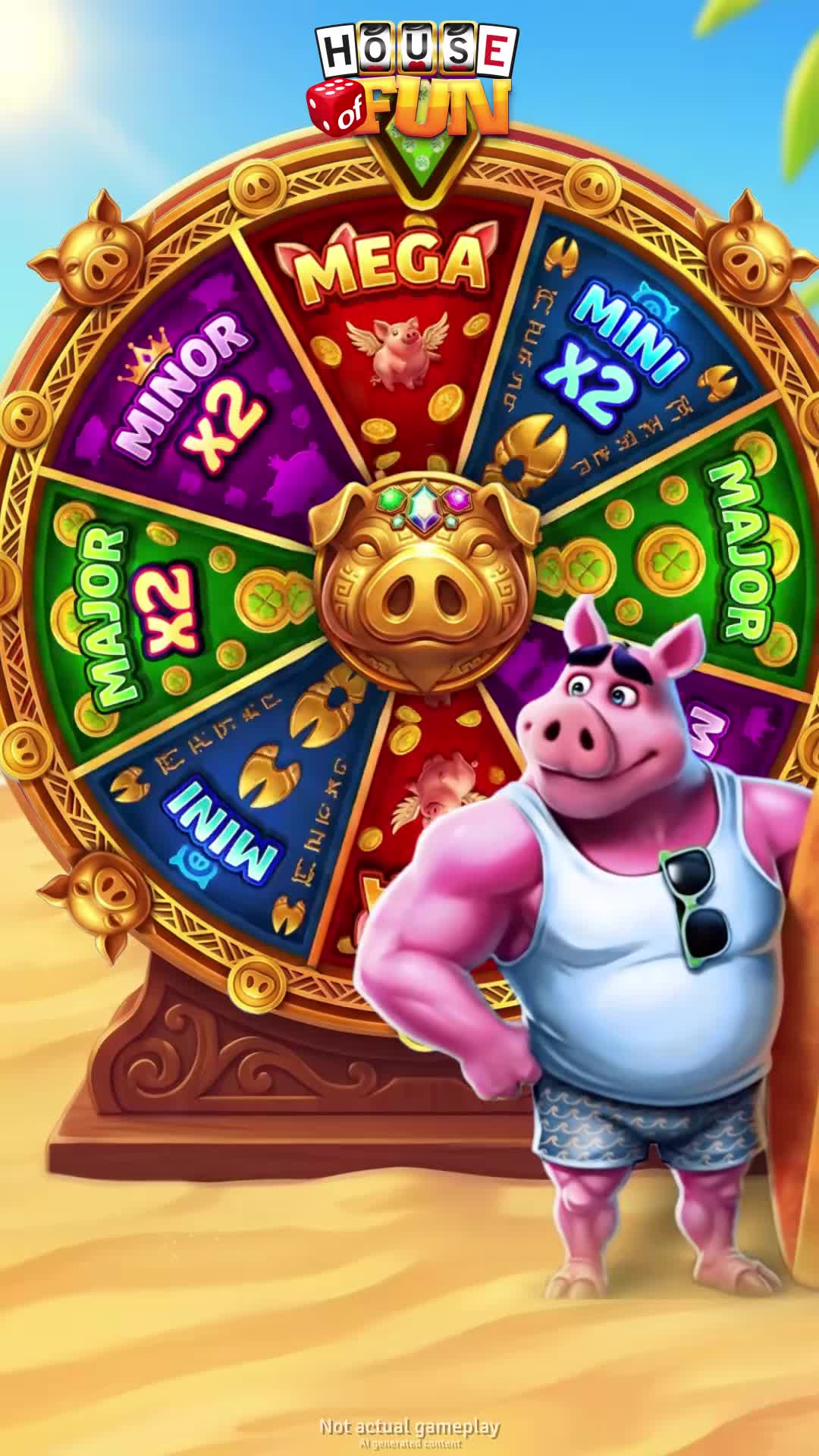 House of Fun: Casino Slots ad creative