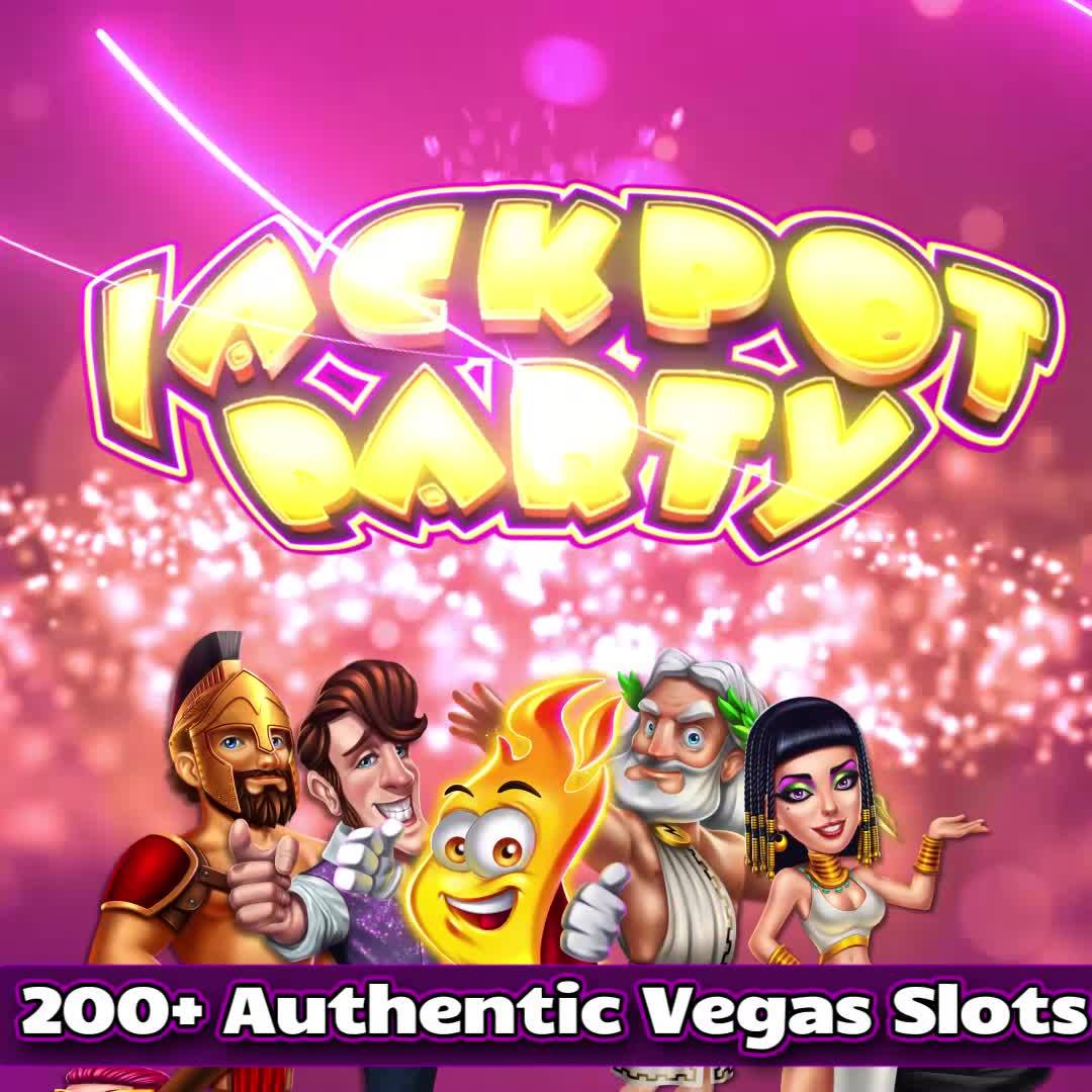 Jackpot Party Casino Slots advertising creative