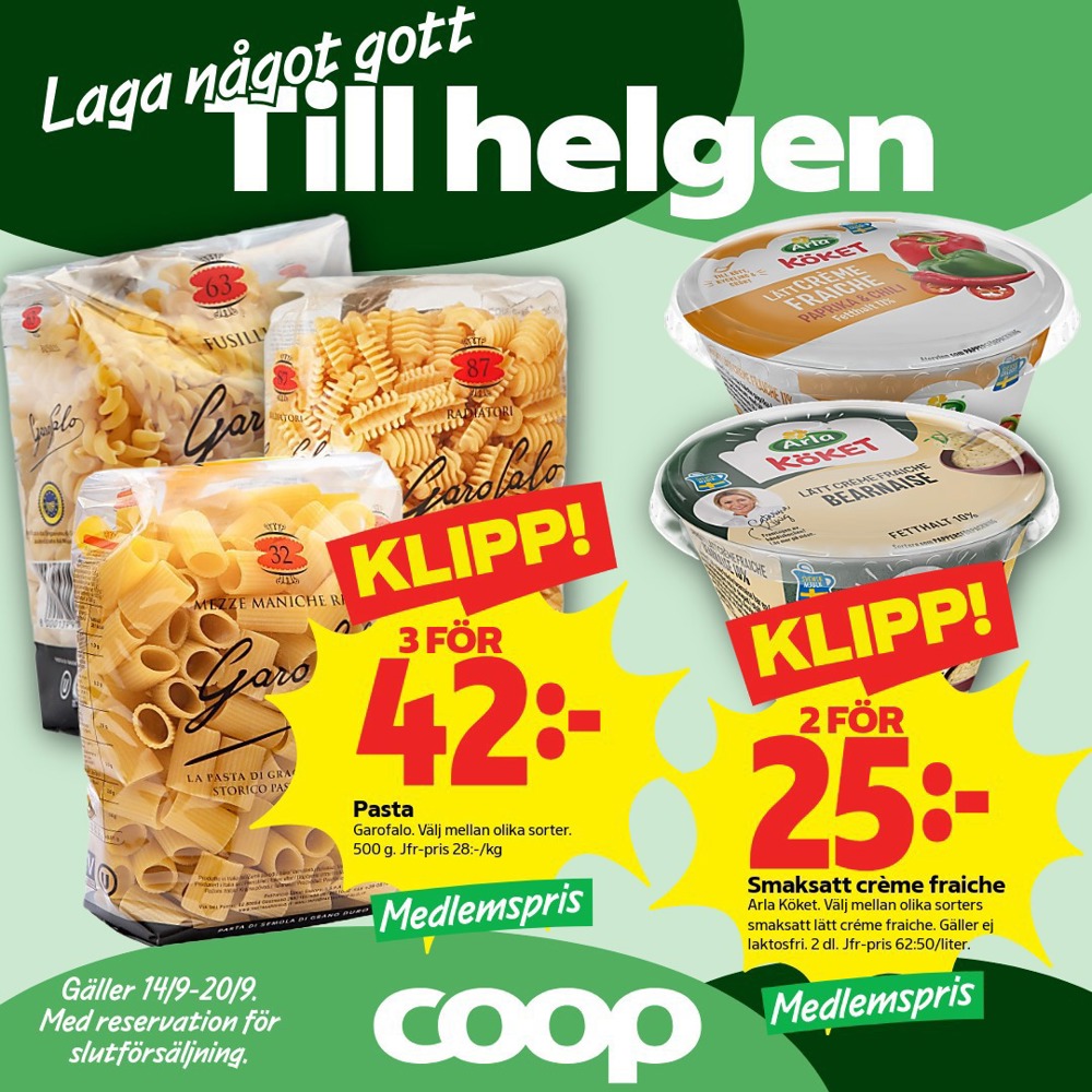 Coop | Mat Erbjudanden Medlem ad creative 1