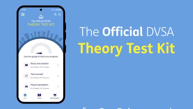 Official DVSA Theory Test Kit 广告素材