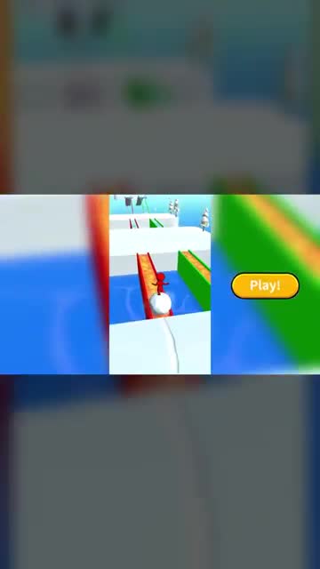Snow Race 3D: Fun Ball Racing 广告素材