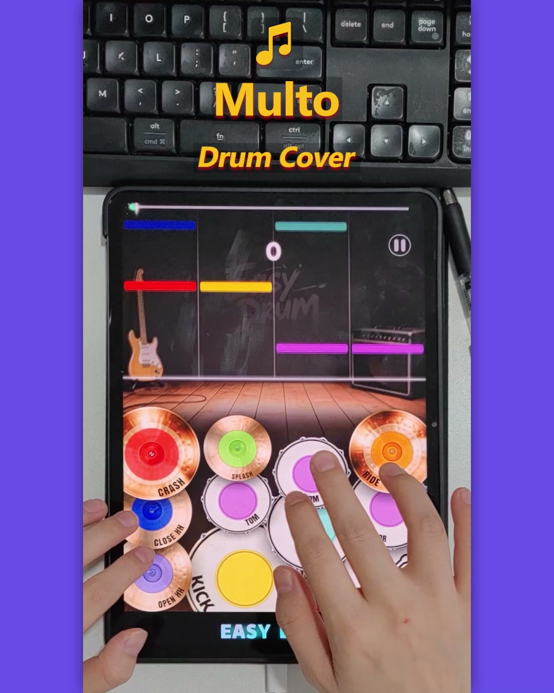 Easy Drum - Real Music Drum 广告素材