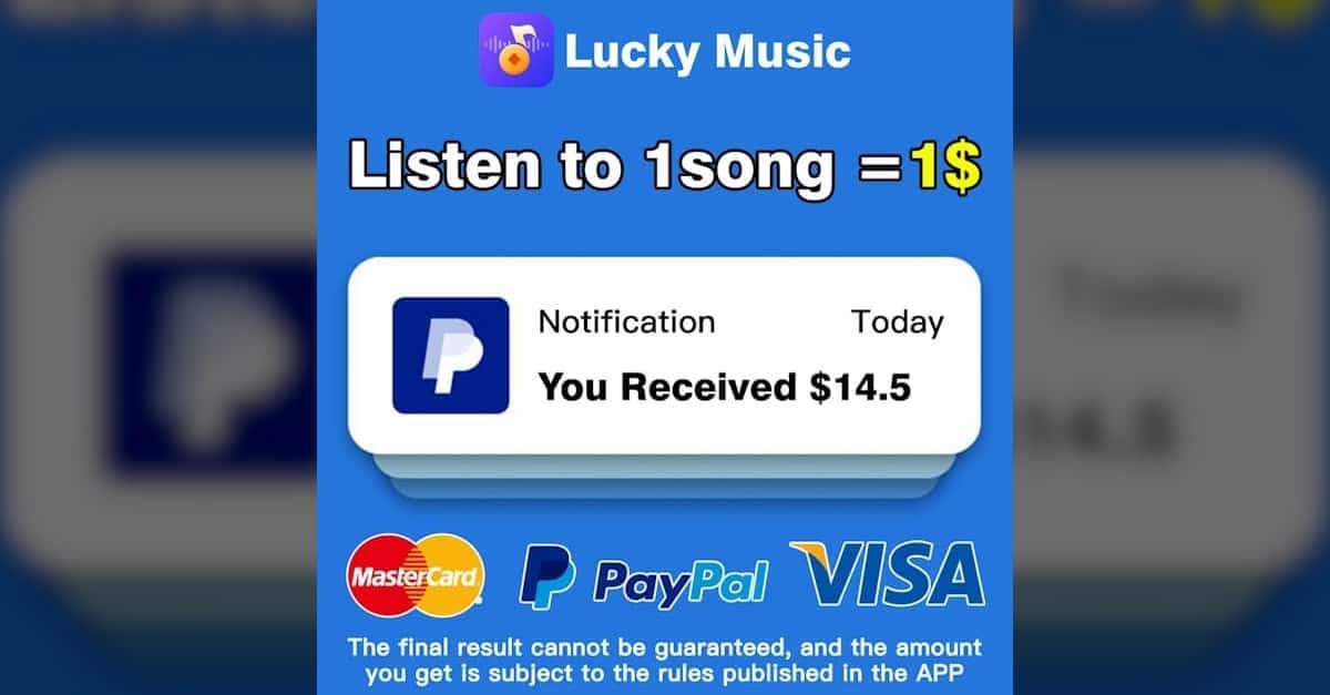 Lucky Beats: Music Player ad creative