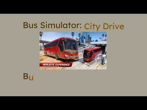 Bus Simulator: City Drive 广告素材