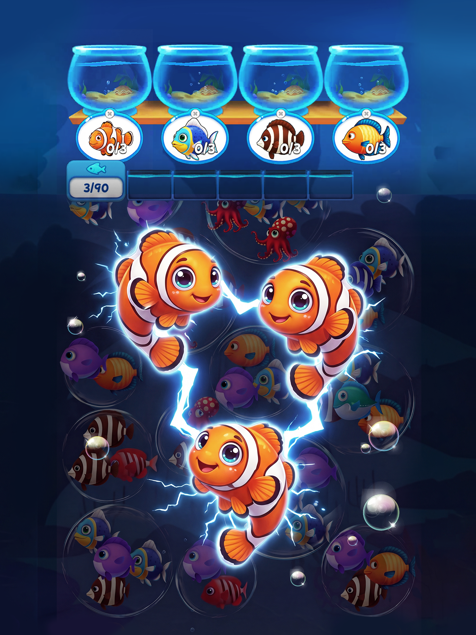 Fish Sort Puzzle - Bubble Jam ad creative 1