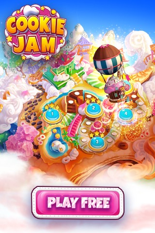Cookie Jam™ Match 3 Games ad creative