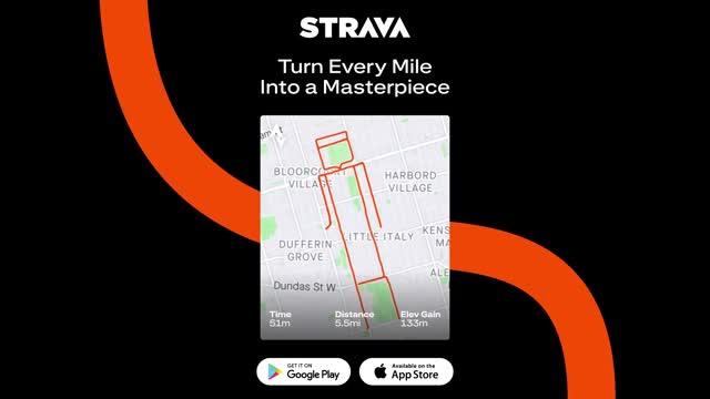 Strava: Run, Bike, Walk 广告素材
