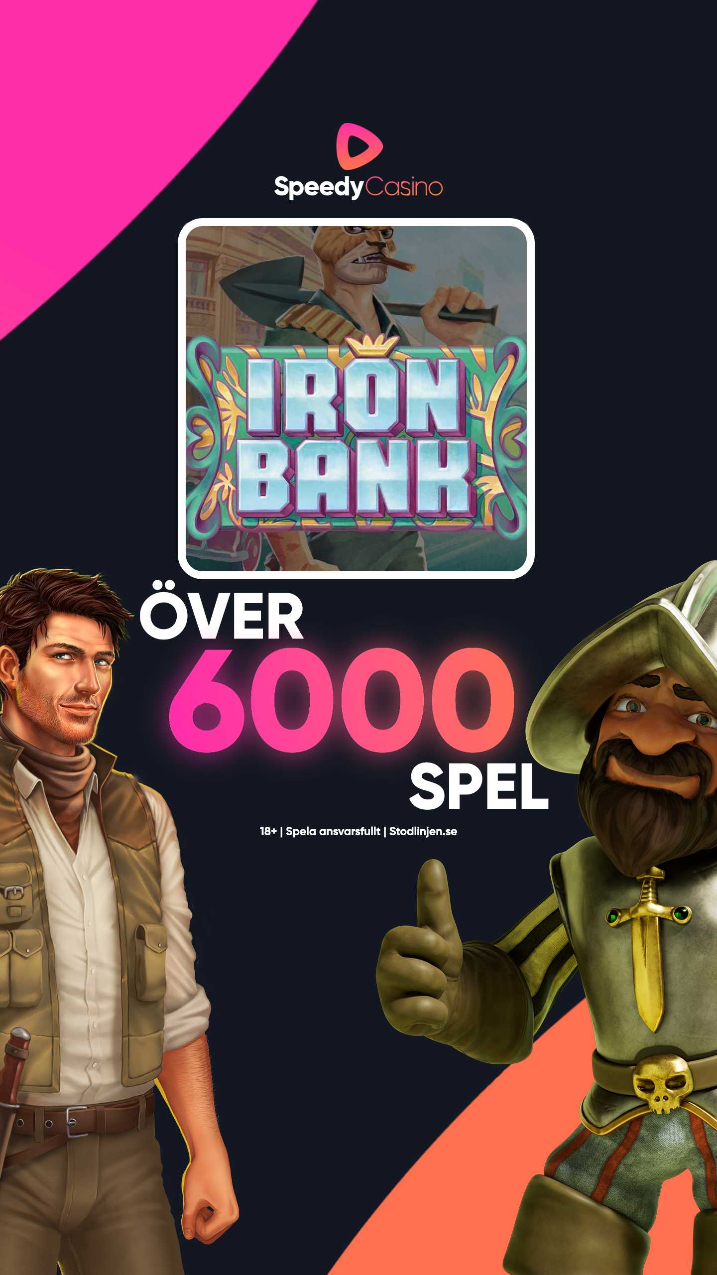 Speedy Casino - Casino utan krångel ad creative