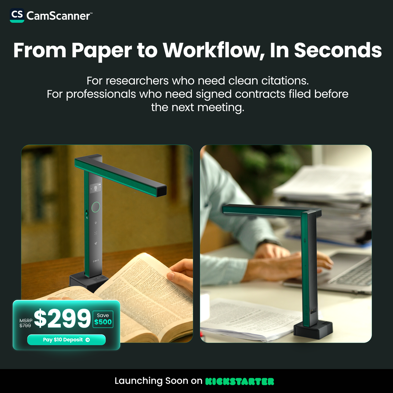 CamScanner + | PDF Scanner advertising creative