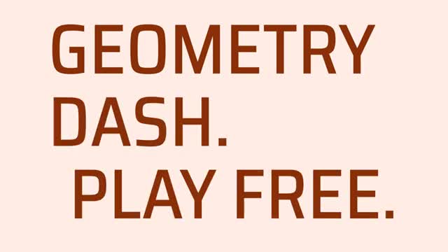 Geometry Dash advertising creative