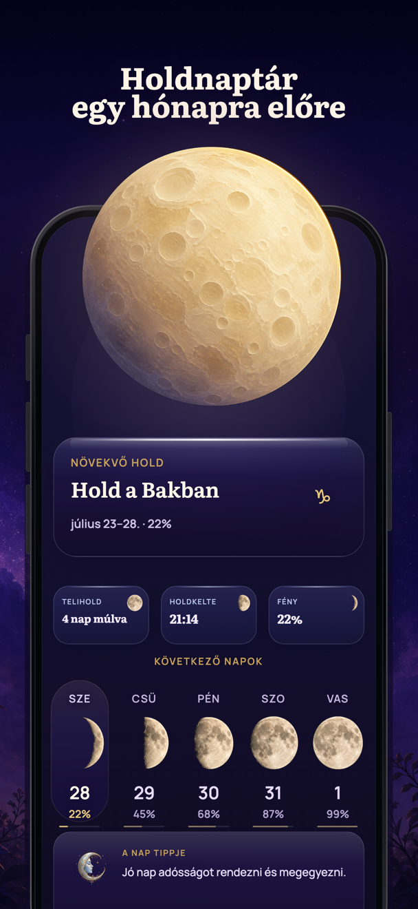 Lunaria: Moon & Affirmations 广告创意 1