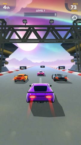 Car Race advertising creative