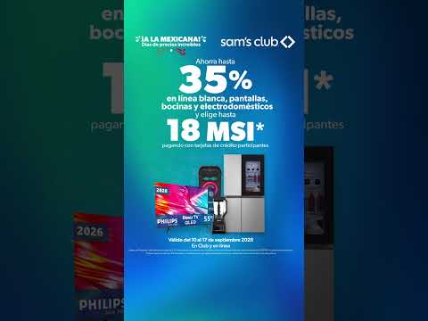 Sam's Club México, los ahorros en grande ahora online ad creative