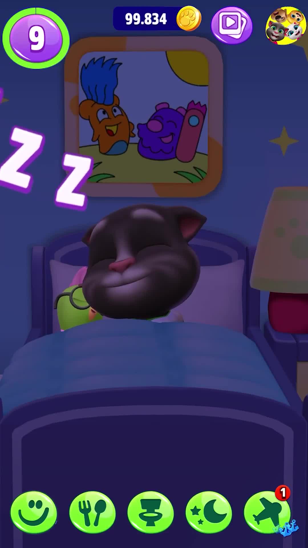 My Talking Tom 2: Pet Game 广告创意