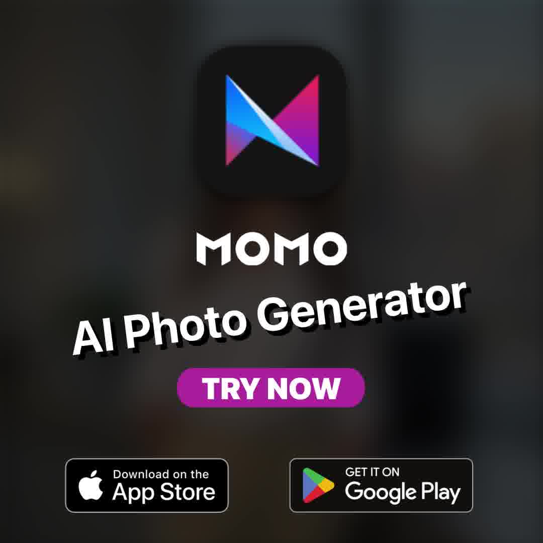 Momo - AI Photo Generator advertising creative