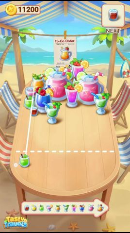 Tasty Travels: Merge Game advertising creative