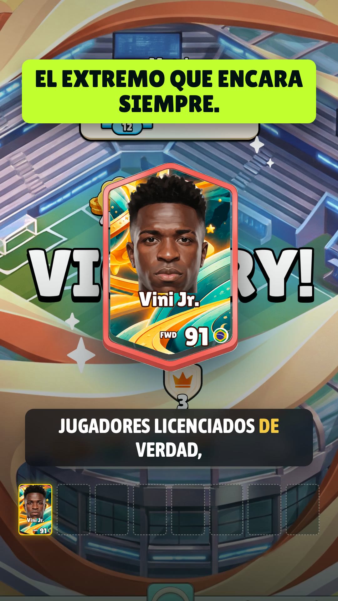 Matchday: Soccer Card Game ad creative