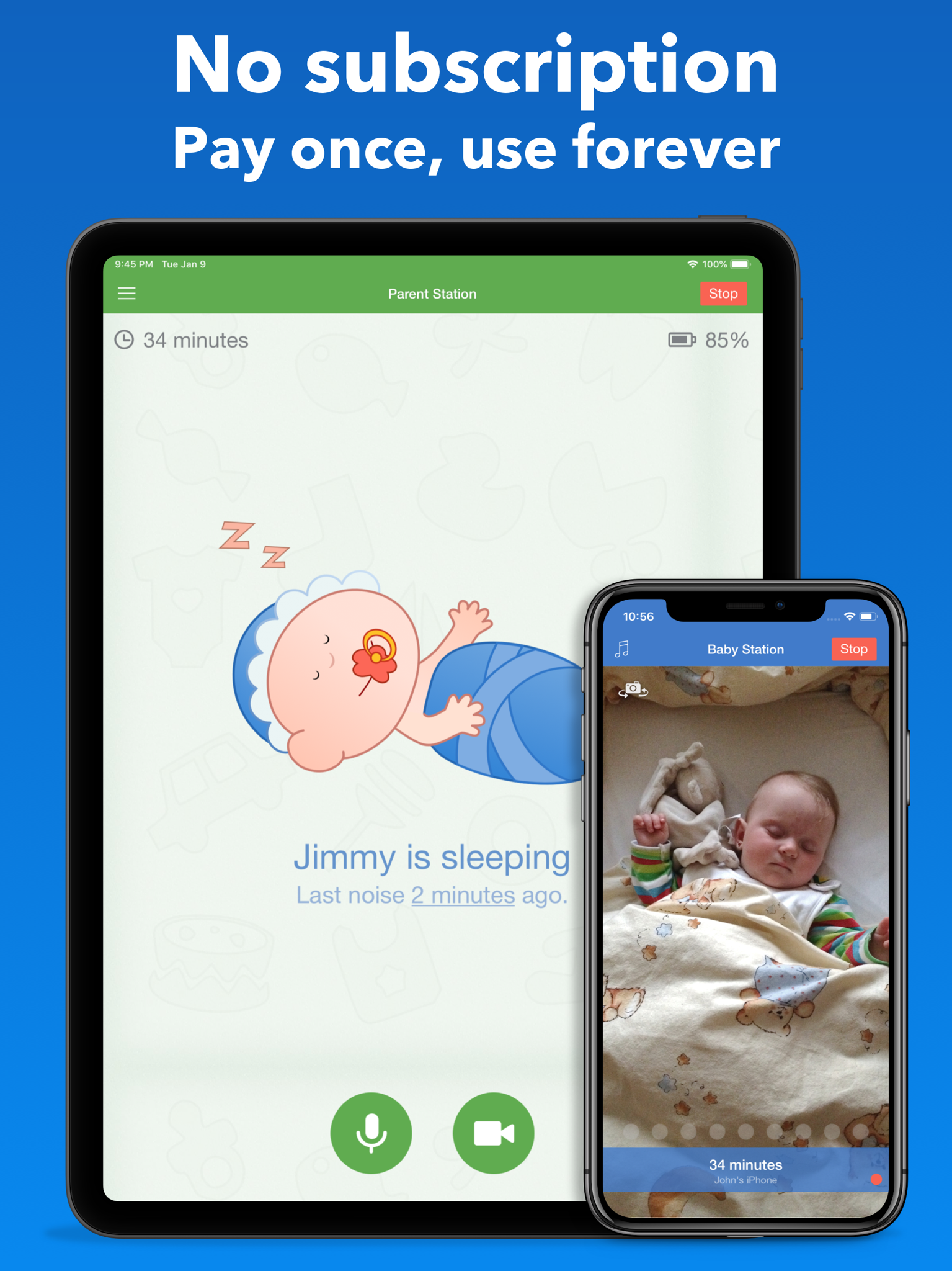 Baby Monitor 3G advertising creative 3
