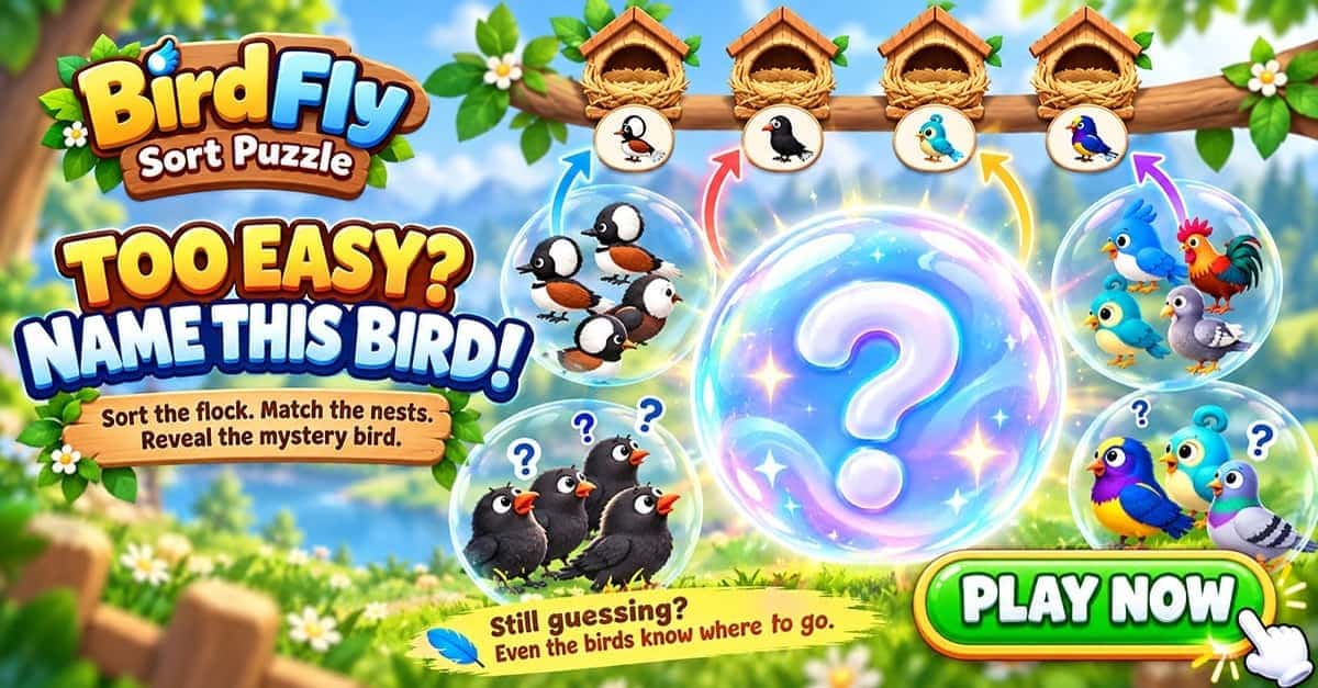 BirdFly: Sort Puzzle ad creative