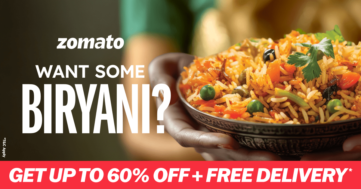 Zomato: Food Delivery & Dining advertising creative