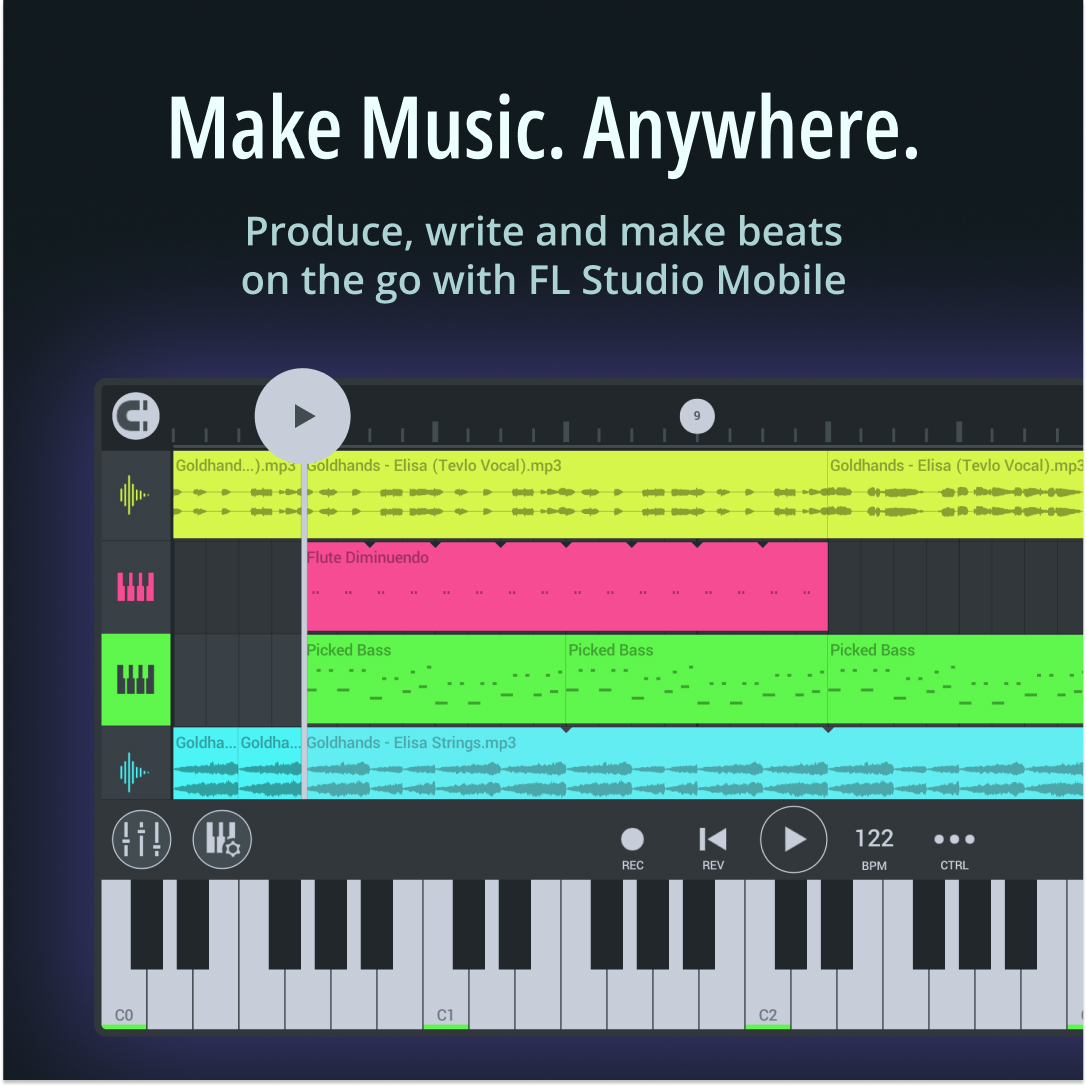 FL Studio Mobile 广告素材