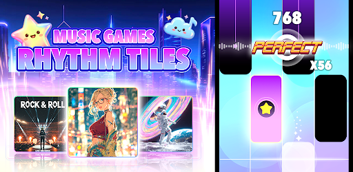 Rhythm Tiles: Pop Songs 广告素材