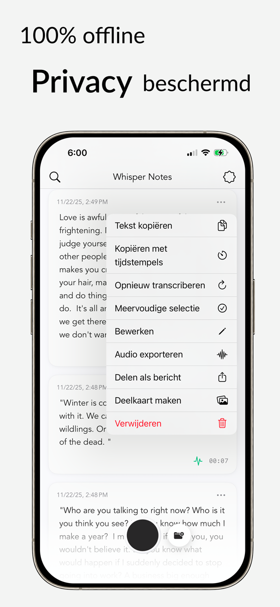 Whisper Notes - Speech to Text advertising creative 1