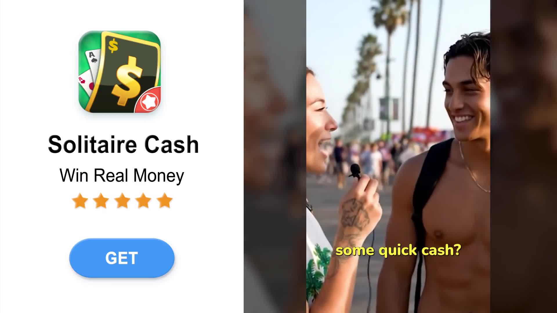 Solitaire Cash 广告素材