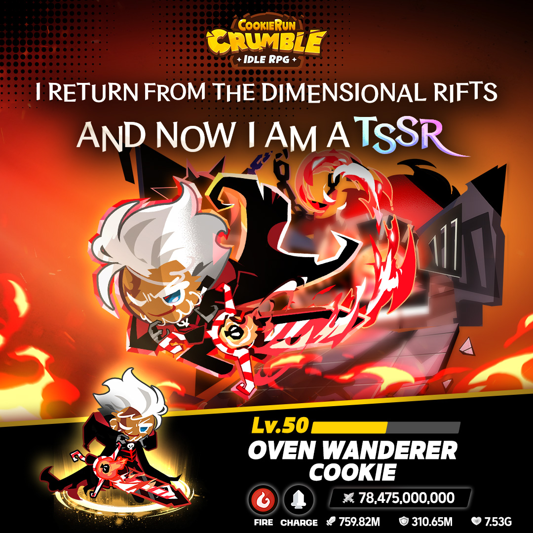 CookieRun: Crumble - Idle RPG 广告素材