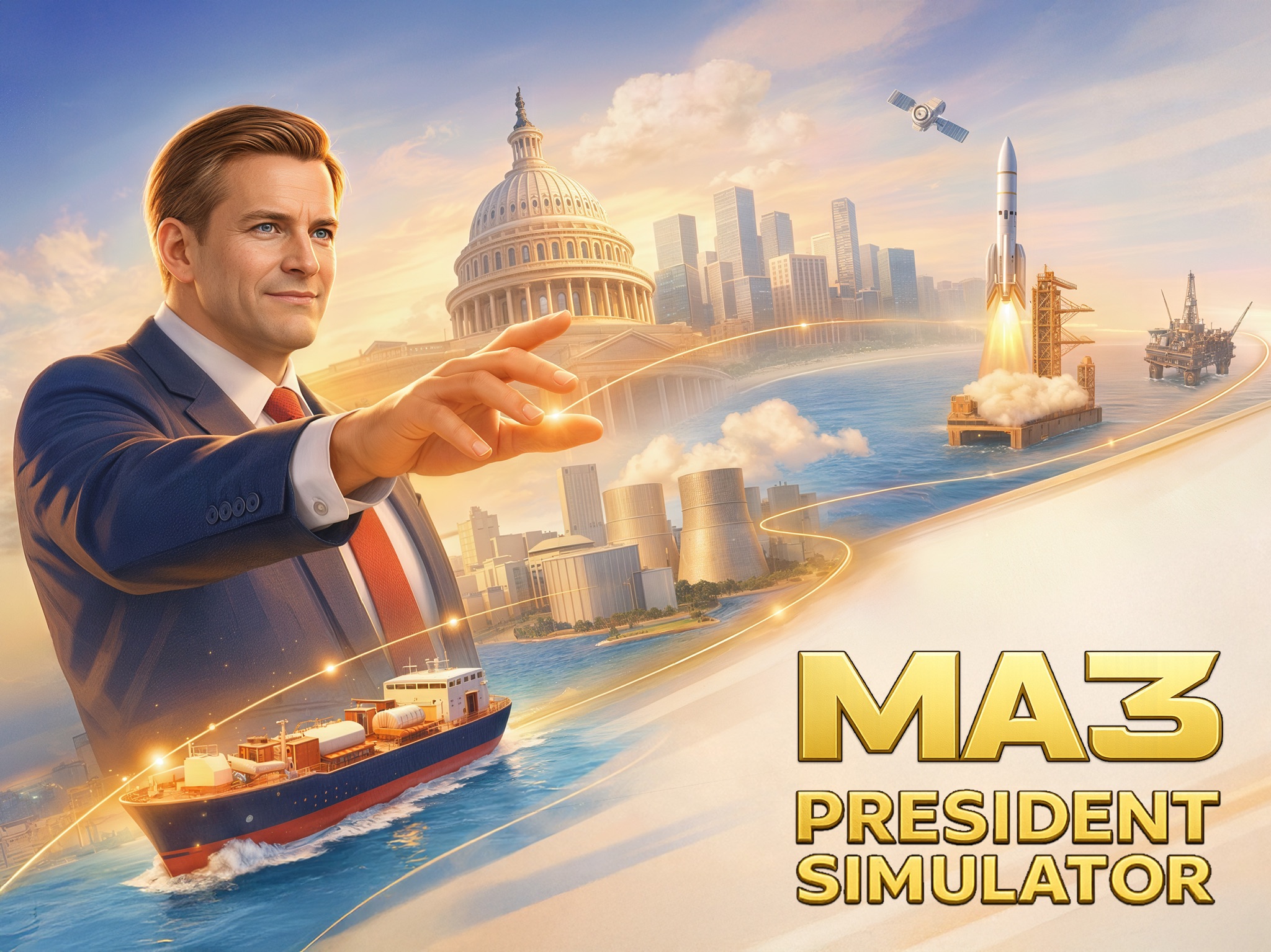 MA 3 – President Simulator 广告创意 2