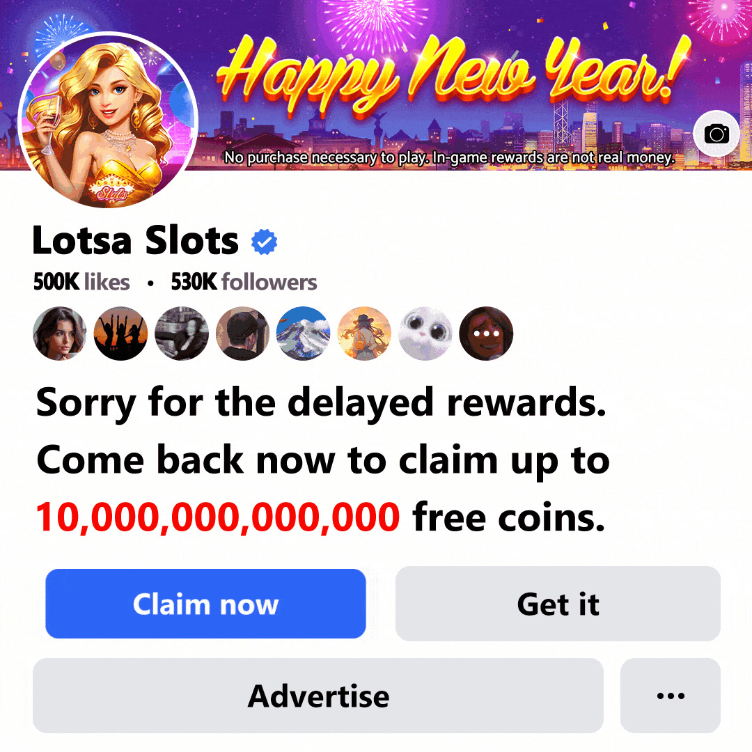 Lotsa Slots - Casino Games 广告素材
