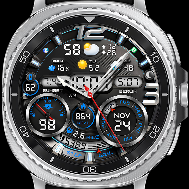 PER32 Ultra Hybrit Watch Face 广告素材