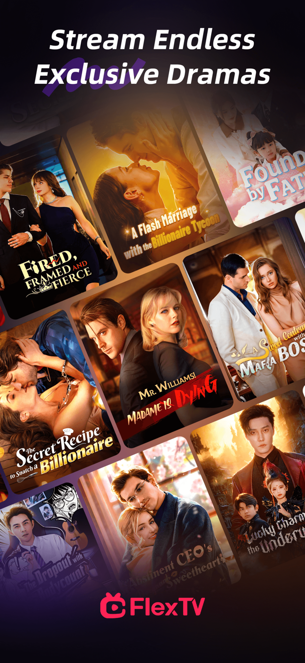 FlexTV: Short Drama, Reels, TV 广告素材 3
