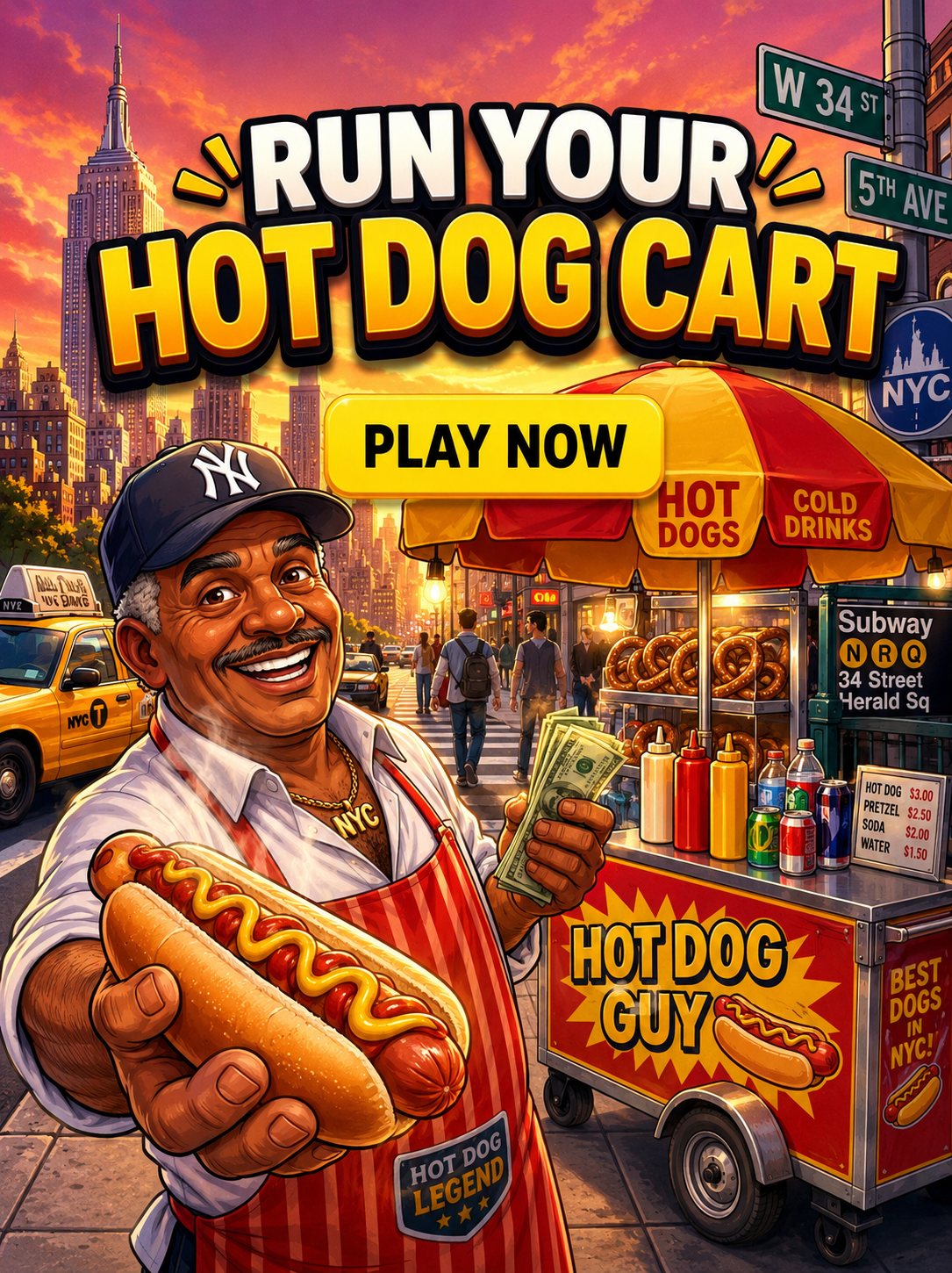 Hot Dog Guy 广告素材