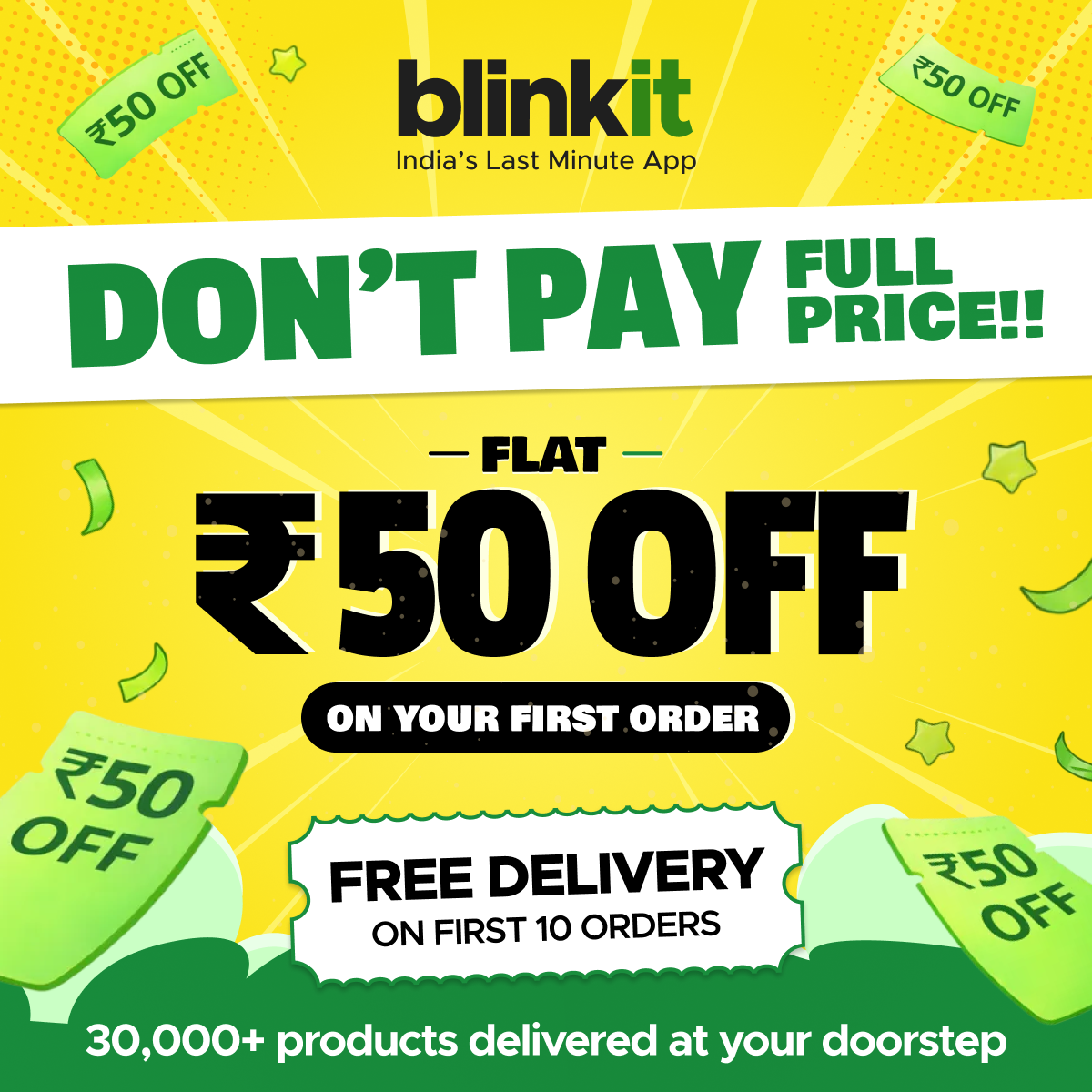 Blinkit: Groceries & more advertising creative