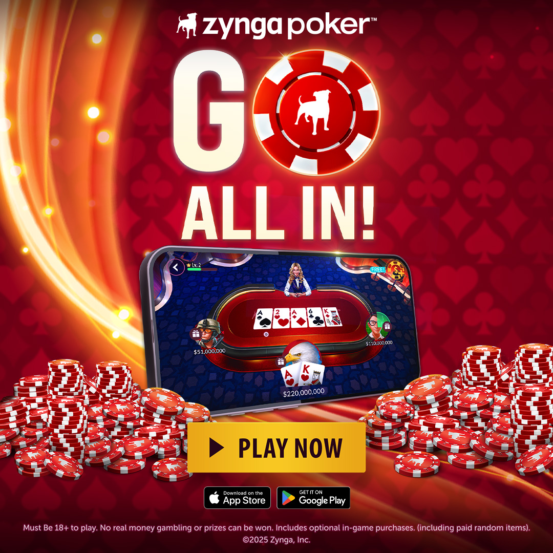 Zynga Poker- Texas Holdem Game 广告素材