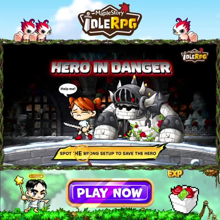 MapleStory : Idle RPG ad creative