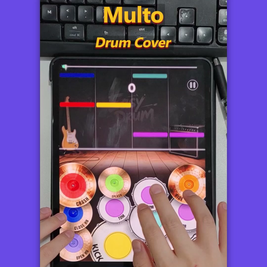 Easy Drum - Real Music Drum 广告素材