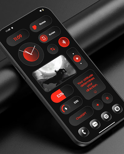 Glass Widgets : Neon advertising creative