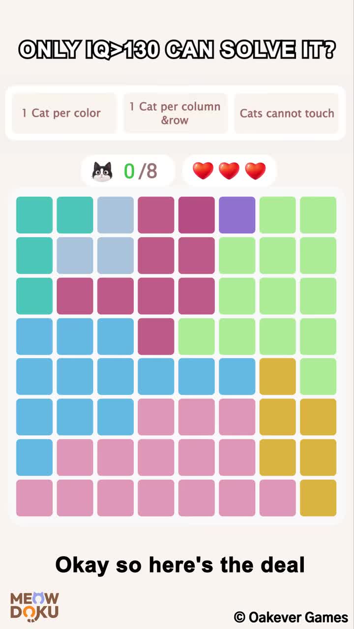 Meowdoku: Brain Puzzle Games 广告素材