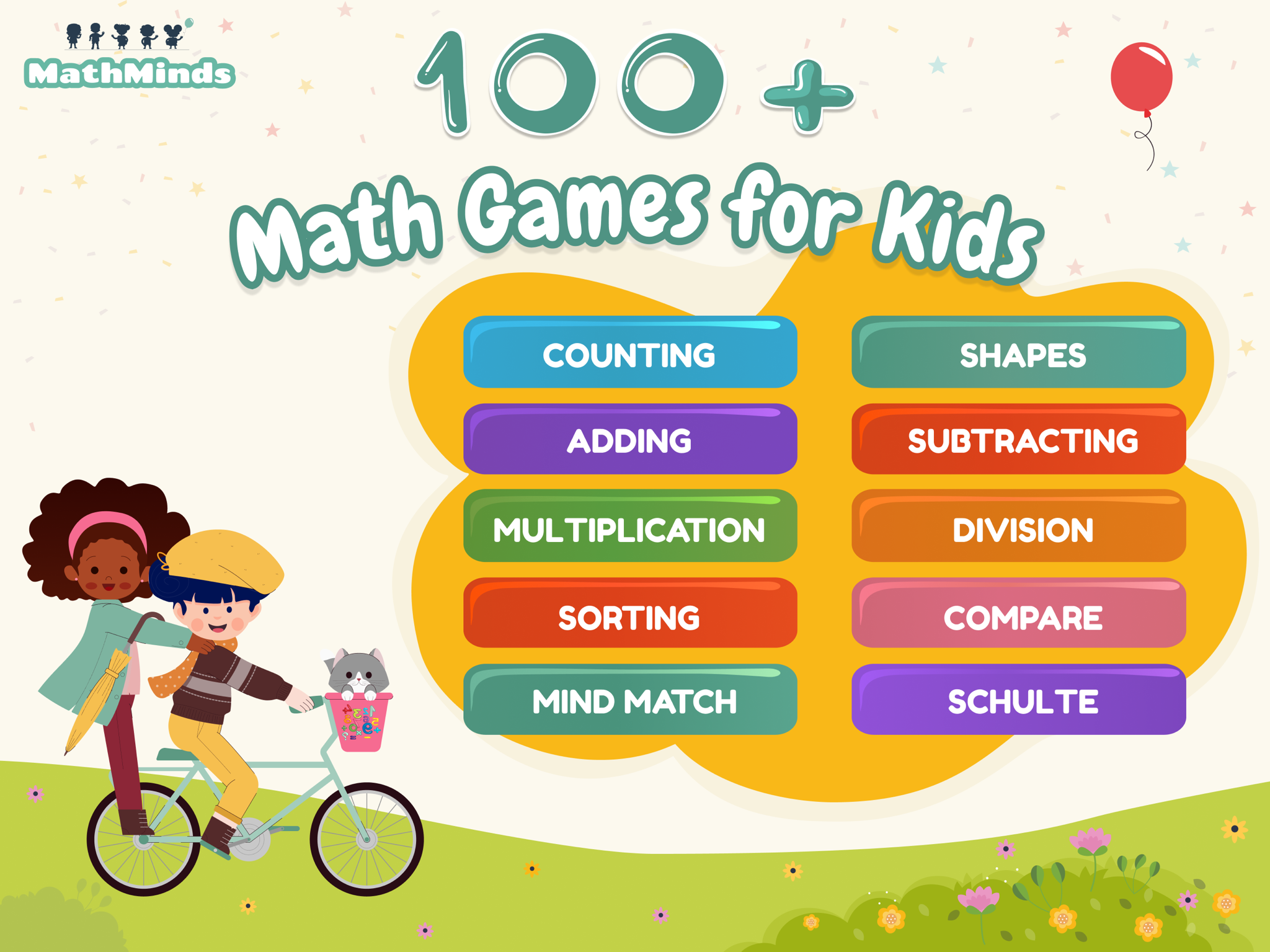 Cool Math Games for Kids Study ad creative 1