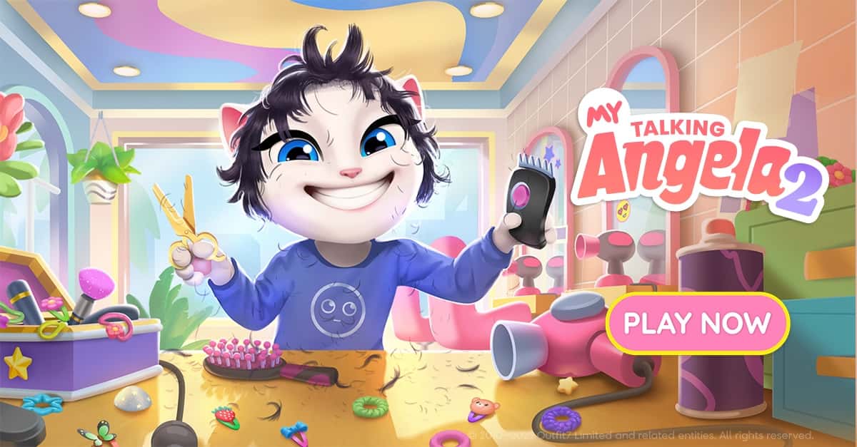 My Talking Angela 2 广告创意